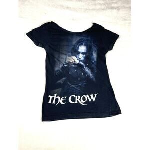 The Crow Movie Graphic Fitted Black T-Shirt Womens